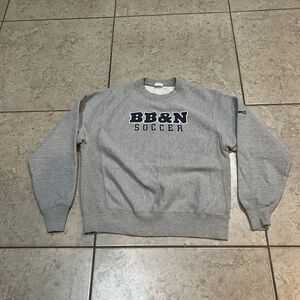 Champion Vintage‎ Reverse Weave BB&N Soccer Stockwell Sweatshirt Size Medium